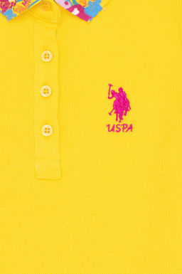 U. S. Polo Assn Желтая базовая футболка-поло для девочек - U.s. polo assn фото 11