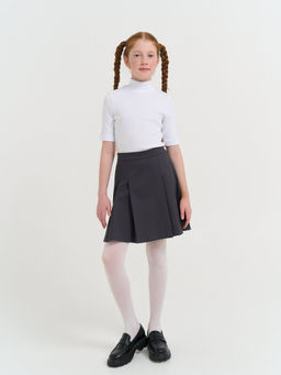 Юбка со складками Графит 7+ - Bungly фото 7