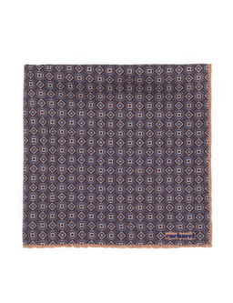 Коричневый шелковый платок - Cacharel фото 3