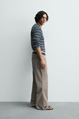 LIMITED EDITION FLARE FIT CORDUROY TROUSERS - Zara фото 4