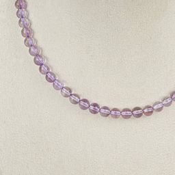 Колье из лавандового Аметиста