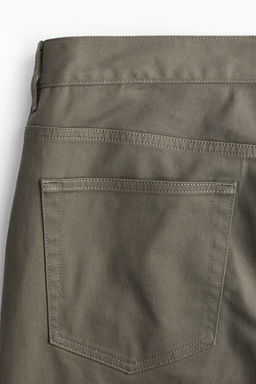 Pantalon en sarga de algodon Slim Fit - H&m фото 6