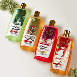 Гель для душа URAL LAB, имбирный пряник, 250 мл  фото 6