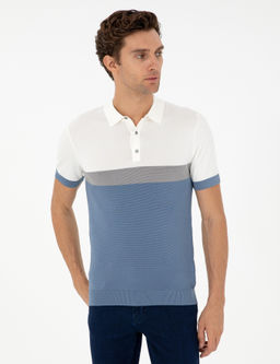 Mavi Slim Fit Polo Yaka Keten Kar___ml_ Triko T-shirt