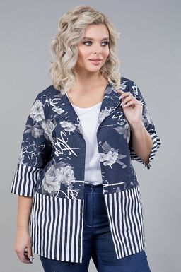 Жакет 1241 темно-синий