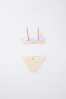 6-14 A?OS/ BIKINI RAYAS HELLO KITTY  SANRIO / Amarillo claro - Zara фото 2