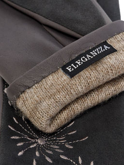 Перчатки женские ш+каш. IS00190 grey - Eleganzza фото 4