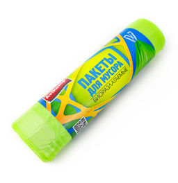 Avikomp Биоразлагаемые пакеты для мусора с завязками Eco Technology, ПНД, 60л, 10шт, рулон