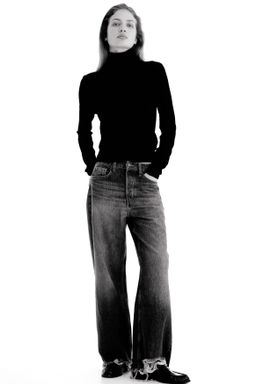 Wide High Waist Ankle Jeans - H&m фото 3