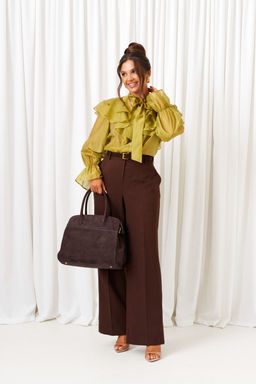 Костюм Beautiful Free 6441 шоколад + лайм