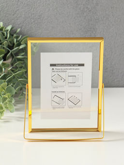 Фоторамка для фото 13×18 см «Лофт», золото гальваника, металл, 1.2×14×18.8 см