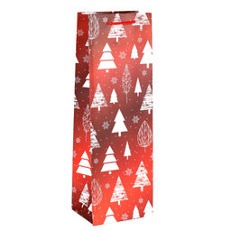 Цена за 12 шт. Пакет подарочный 12х36х9см под бутылку / 9068 /уп 12/600/Новый год - Галеонтрейд фото 7