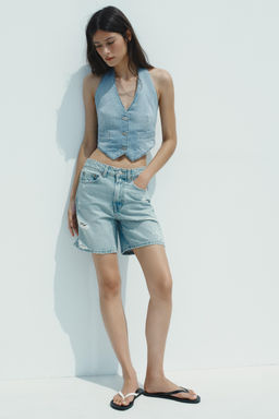 TRF DENIM WAISTCOAT TOP - Zara фото 5