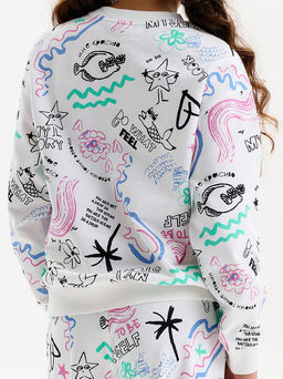 PELICAN, толстовка для девочек, Молочный  фото 4