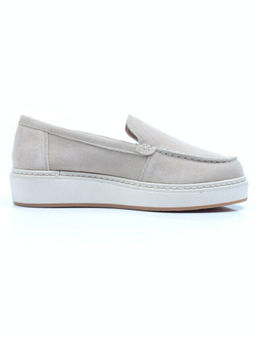 03-5060-5 BEIGE Лоферы женские (натуральная замша)