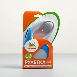 Рулетка Молния, 5 м, до 15 кг, синяя - Пижон фото 5