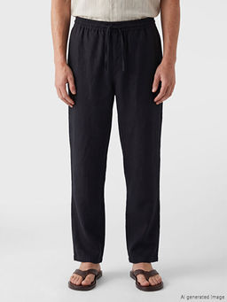 Брюки Regular Fit из льна мужские