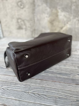 Женская кожаная сумка тоут 3120 Кофе - Sergio valentini фото 8