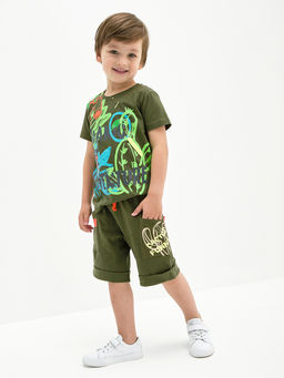 Футболка для мальчика цвета хаки - Kogankids фото 26