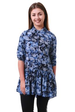 Рубашка штапель огурцы