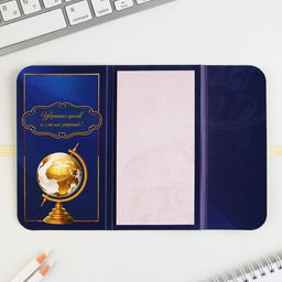 Блок бумаги для записей с липким слоем Выпускнику в открытке с лентой, 30 листов. - Artfox фото 4