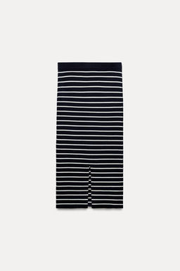 STRIPED KNIT PENCIL SKIRT - Zara фото 3