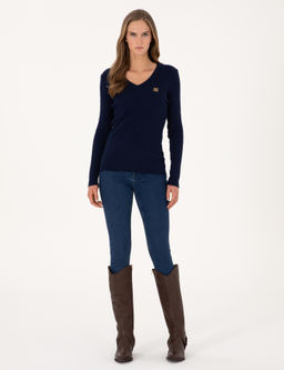 Lacivert Ex. Slim Fit Basic Kazak - Pierre cardin фото 4