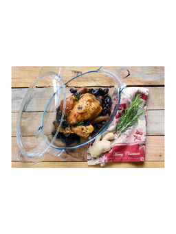 Кастрюля с крышкой CLASSIC 5.8л овальная