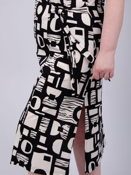 Туника "Бали 2" геометрия, трикотаж