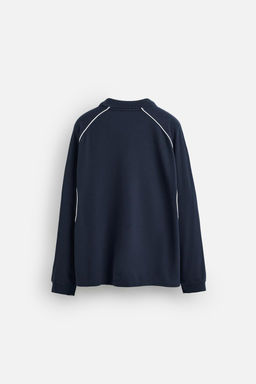 CONTRAST PIQUE POLO SHIRT - Zara фото 8