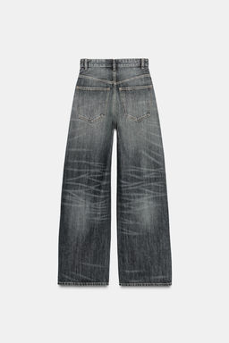 TRF EXTRA WIDE-LEG HIGH-WAIST JEANS - Zara фото 19