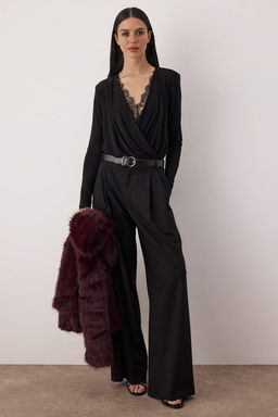 Siyah Duz Kruvaze Uzun Orme Sandy Body TPRAW26BD00029 - Trendyolmilla фото 11