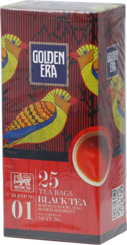 GOLDEN ERA. Black Tea карт.пачка, 25 пак.