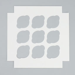 Цена за 5 шт. Коробка складная на 9 капкейков новогодняя с окном «Зима подарит чудеса!», 25×25×10 см