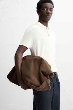 VISCOSE BLEND KNIT POLO SHIRT - Zara фото 14