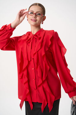 Рубашка Кристл (красный) - Эльза фото 3