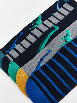 Desenli Erkek ?ocuk Soket ?orap 5li - Waikiki фото 3