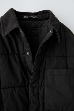 QUILTED OVERSHIRT - Zara фото 3