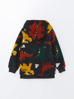 Kap??onlu Pel?? Erkek Bebek Fermuarl? Sweatshirt - Waikiki фото 3