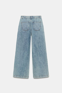 JEANS Z1975 WIDE LEG PINZAS / Azul claro - Zara фото 8