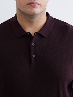 Polo Yaka Erkek Triko Kazak