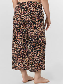 Комплект домашний женский коричневый с леопардовым принтом - Mark formelle фото 7