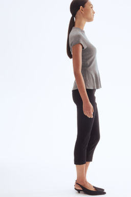 Top en punto fino con peplum - H&m фото 5