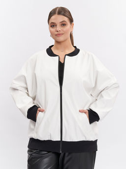 Жакет кожаный GA00109WHT02