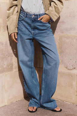 JEANS Z1975 STRAIGHT HIGH-WAIST FULL LENGTH - Zara фото 2