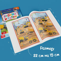 Книги с маркерами Напиши и сотри. Для мальчиков, набор 2 шт. по 12 стр.