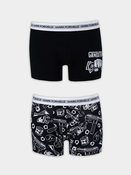 Трусы боксеры мужские черные в наборе, 2 шт - Mark formelle фото 9