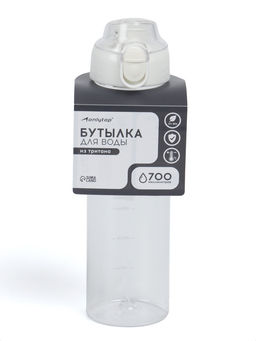 Бутылка для воды Onlytop, 700 мл, белая