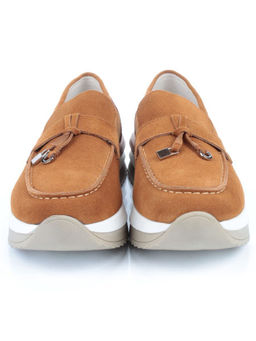 03-5951-2 BROWN Лоферы женские (натуральная замша) - No name фото 6