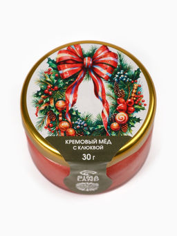 Подарочный набор новогодний Тепла и уюта: крем-мёд 2 шт., мёд в стиках 4 шт. - Фабрика счастья фото 8